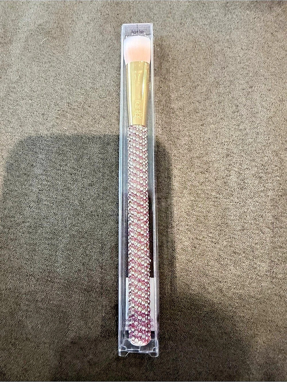 New Tarte Rhinestone Concealer Brush in Pink & Gold
